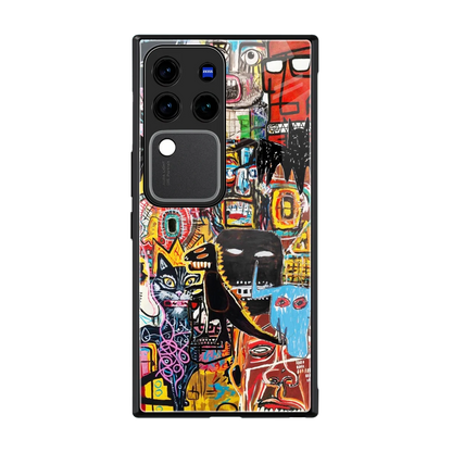 Sketch Book back phone cover | glass case forvivo v30 pro