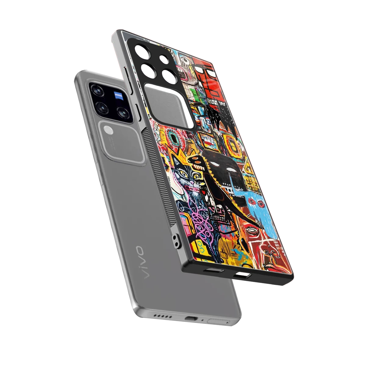 Sketch Book sleekvivo v30 pro cover with tempered glass back and TPU edges