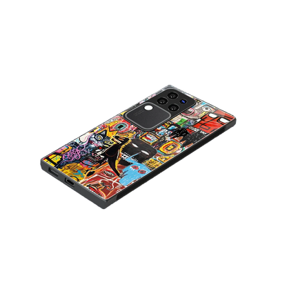 Sketch Book stylish phone case forvivo v30 pro | glossy glass and slim fit