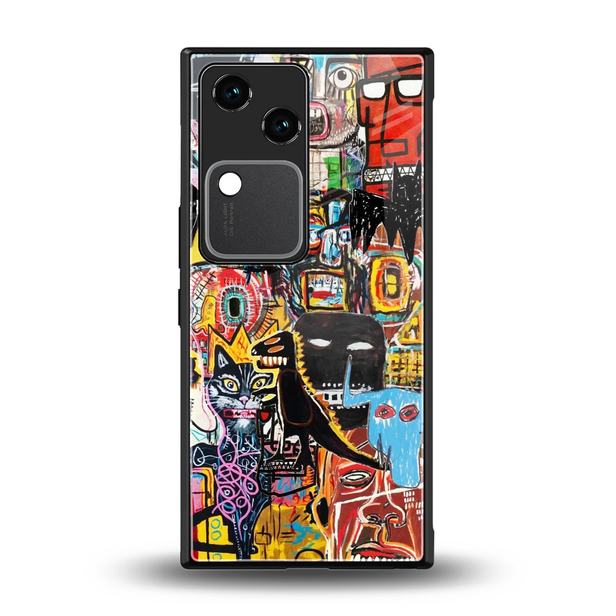 Sketch Book back phone cover | glass case for vivo v30