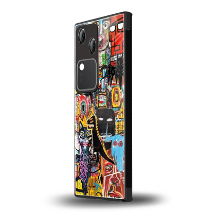 Sketch Book vivo v30 mobile cover | shockproof glass phone case