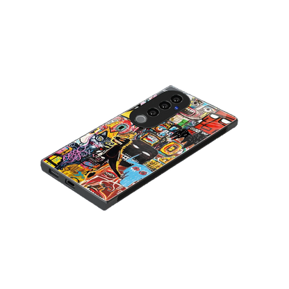 Sketch Book stylish phone case for vivo v40 pro | glossy glass and slim fit