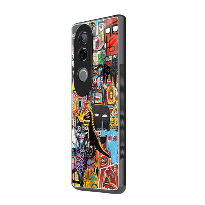 Sketch Book vivo v40e mobile cover | shockproof glass phone case