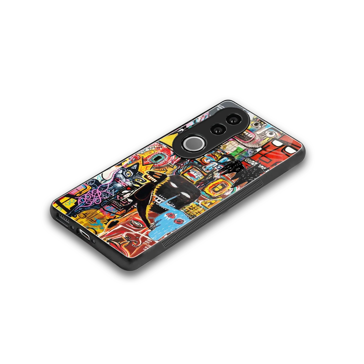 Sketch Book stylish phone case for vivo v50 | glossy glass and slim fit