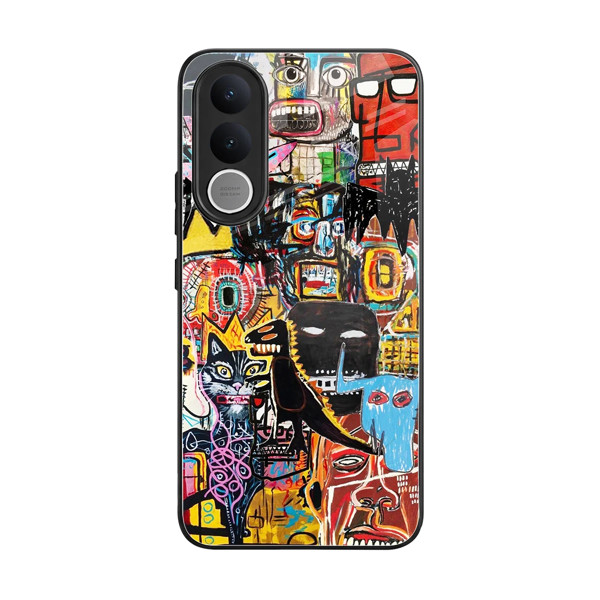 Sketch Book back phone cover | glass case for vivo v70 fe