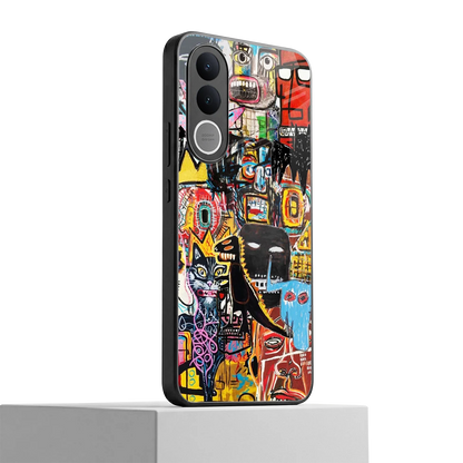 Sketch Book vivo v70 fe mobile cover | shockproof glass phone case