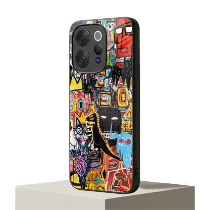 Sketch Book vivo v70 mobile cover | shockproof glass phone case