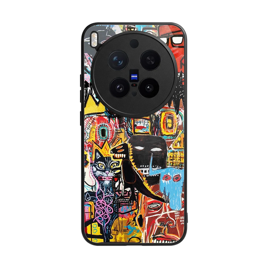 Sketch Book back phone cover | glass case for vivo x300 pro