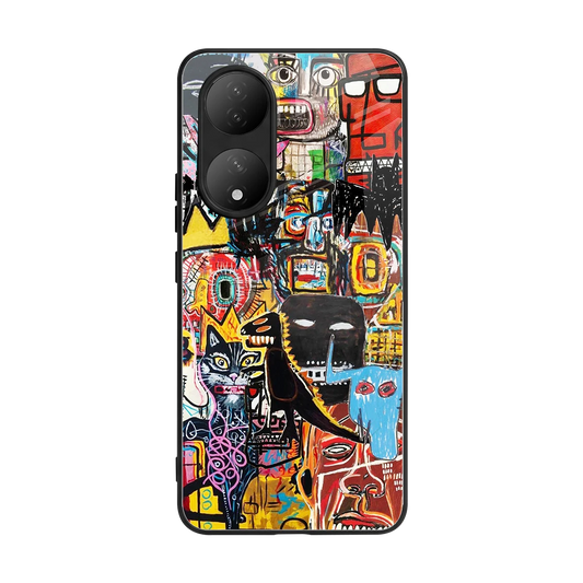 Sketch Book back phone cover | glass case for Vivo-y100