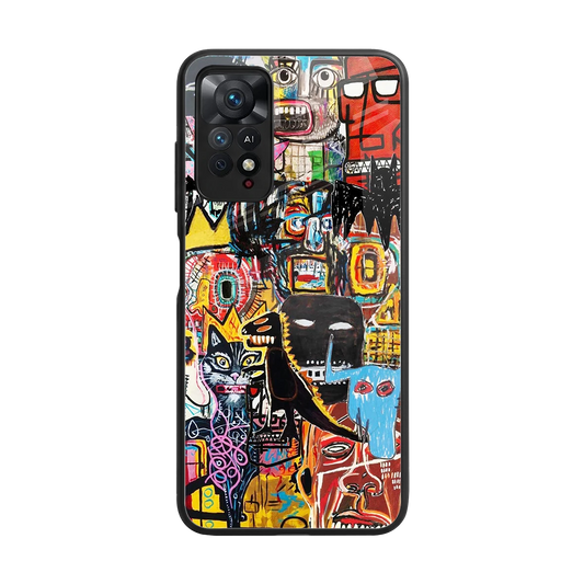Sketch Book back phone cover | glass case for redmi note 11 pro