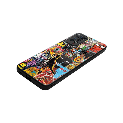 Sketch Book stylish phone case for redmi note 11 pro | glossy glass and slim fit