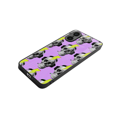Skull Trip stylish phone case for oneplus nord ce5 5g | glossy glass and slim fit