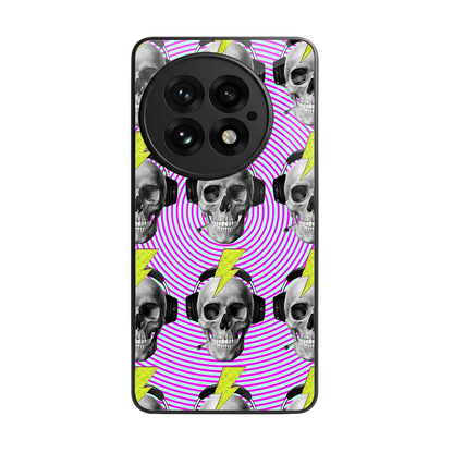 Skull Trip back phone cover | glass case for oneplus 13