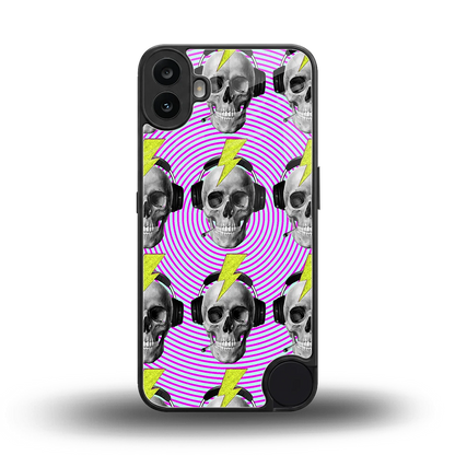 Skull Trip back phone cover | glass case for cmf nothing phone 1