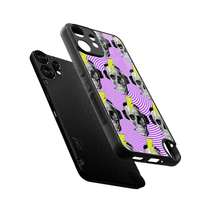 Skull Trip sleek cmf nothing phone 2 pro cover with tempered glass back and TPU edges