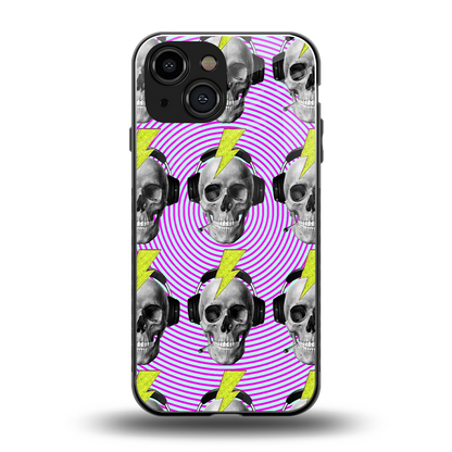 Skull Trip back phone cover | glass case for iphone 12 mini