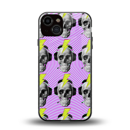 Skull Trip back phone cover | glass case for iphone 14