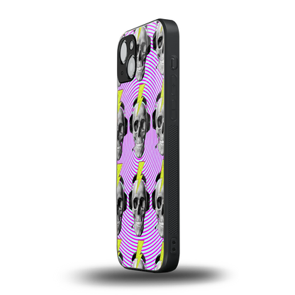 Skull Trip iphone 14 plus mobile cover | shockproof glass phone case