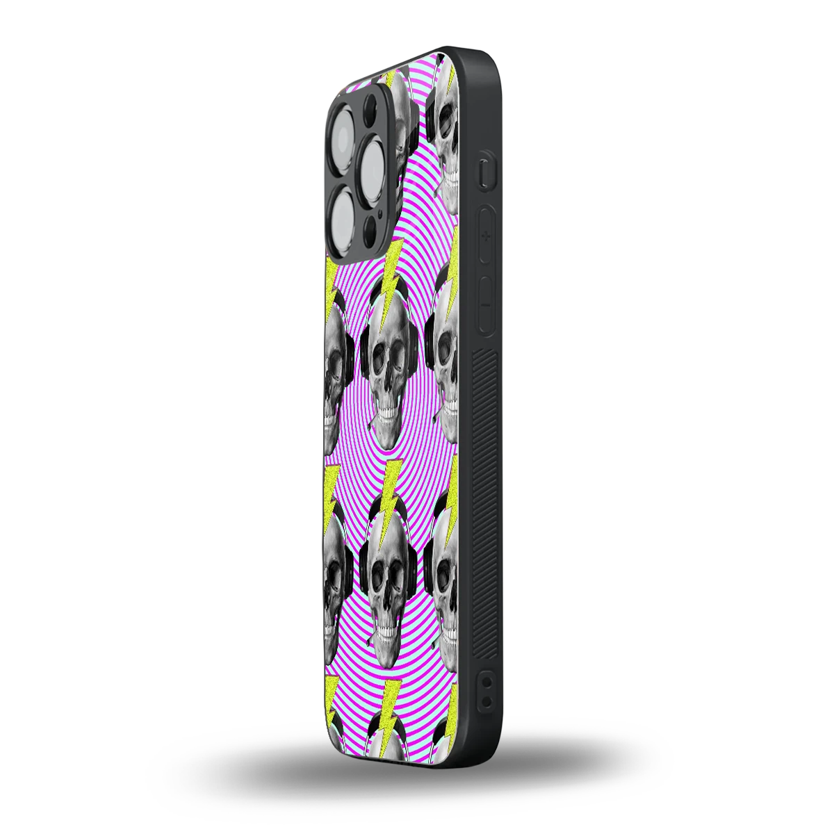 Skull Trip iphone 15 pro max mobile cover | shockproof glass phone case