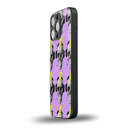 Skull Trip iphone 16 pro max mobile cover | shockproof glass phone case