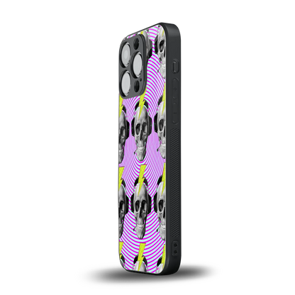 Skull Trip iphone 16 pro mobile cover | shockproof glass phone case