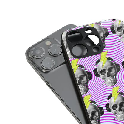 Skull Trip stylish phone case for iphone 16 pro | glossy glass and slim fit