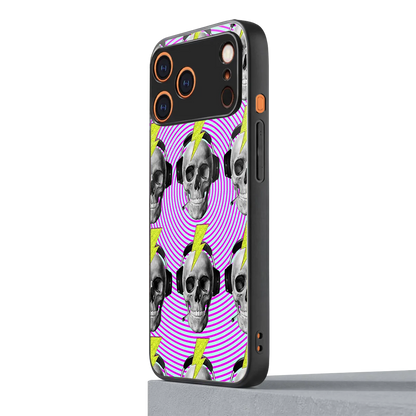 Skull Trip iphone 17 pro mobile cover | shockproof glass phone case