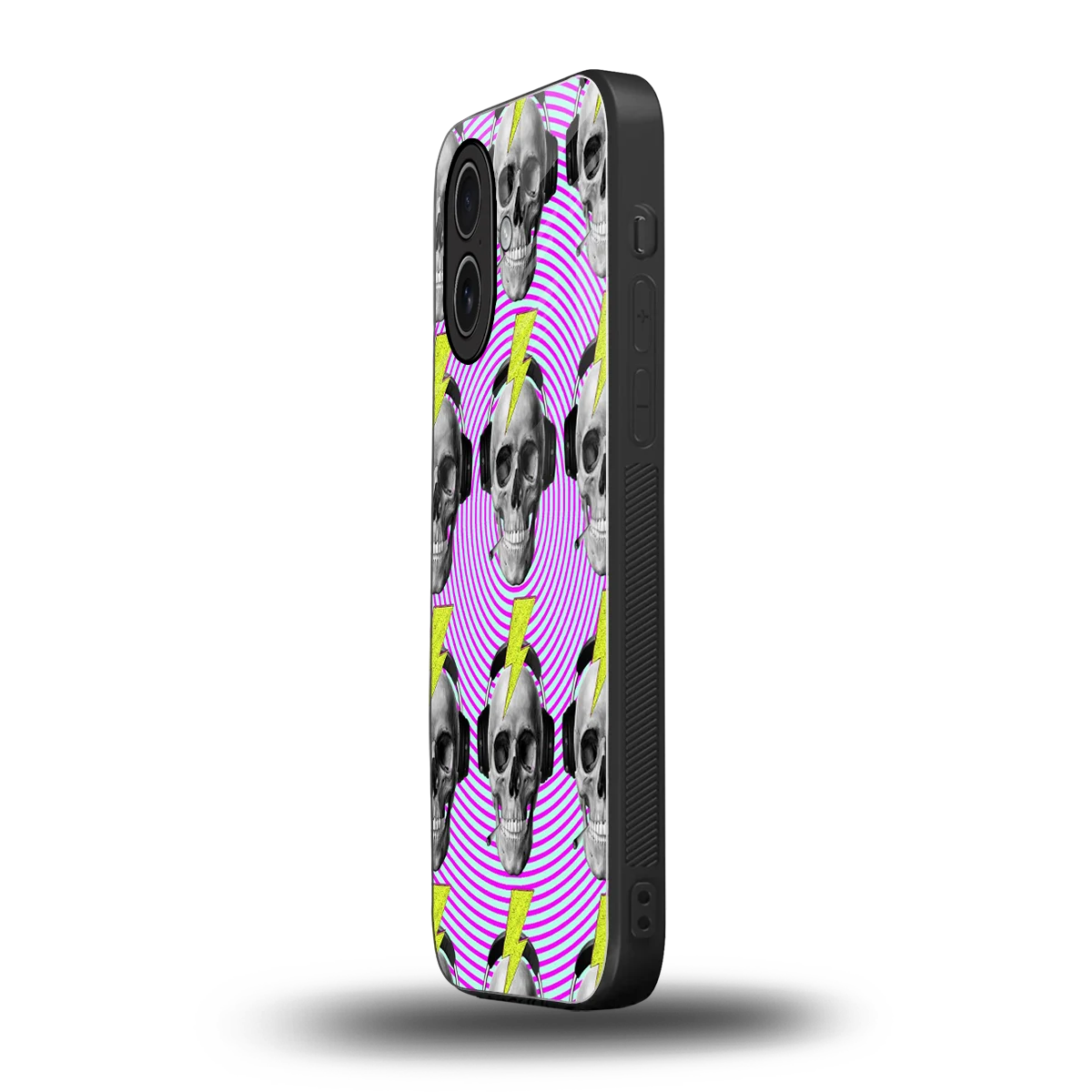 Skull Trip iphone 17 mobile cover | shockproof glass phone case