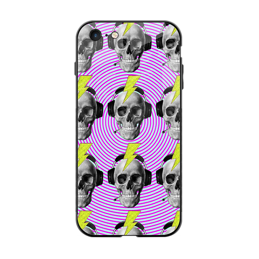Skull Trip back phone cover | glass case for iphone 6s