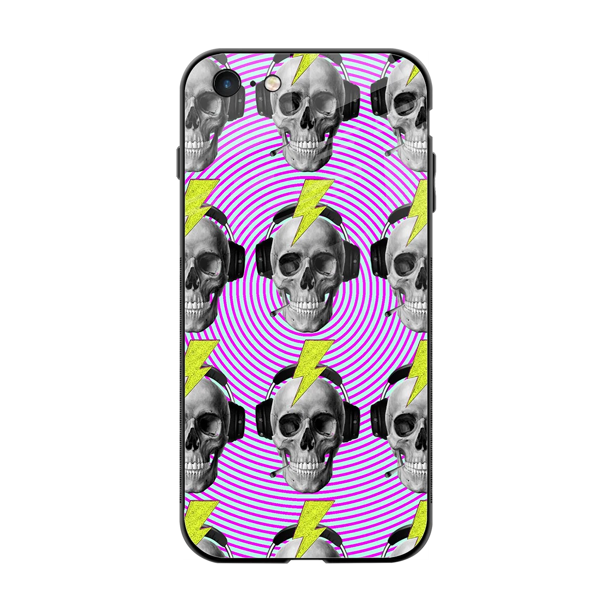Skull Trip back phone cover | glass case for iphone 6s plus