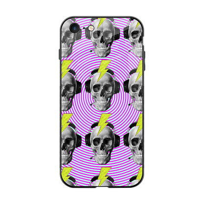 Skull Trip back phone cover | glass case for iphone 7