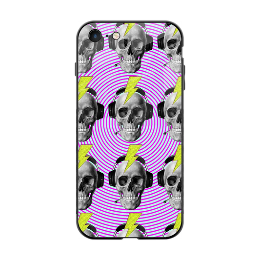 Skull Trip back phone cover | glass case for iphone 7