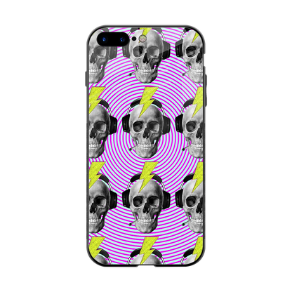 Skull Trip back phone cover | glass case for iphone 8 plus