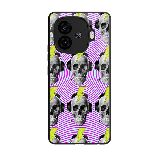 Skull Trip back phone cover | glass case for iqoo neo 10r 5g