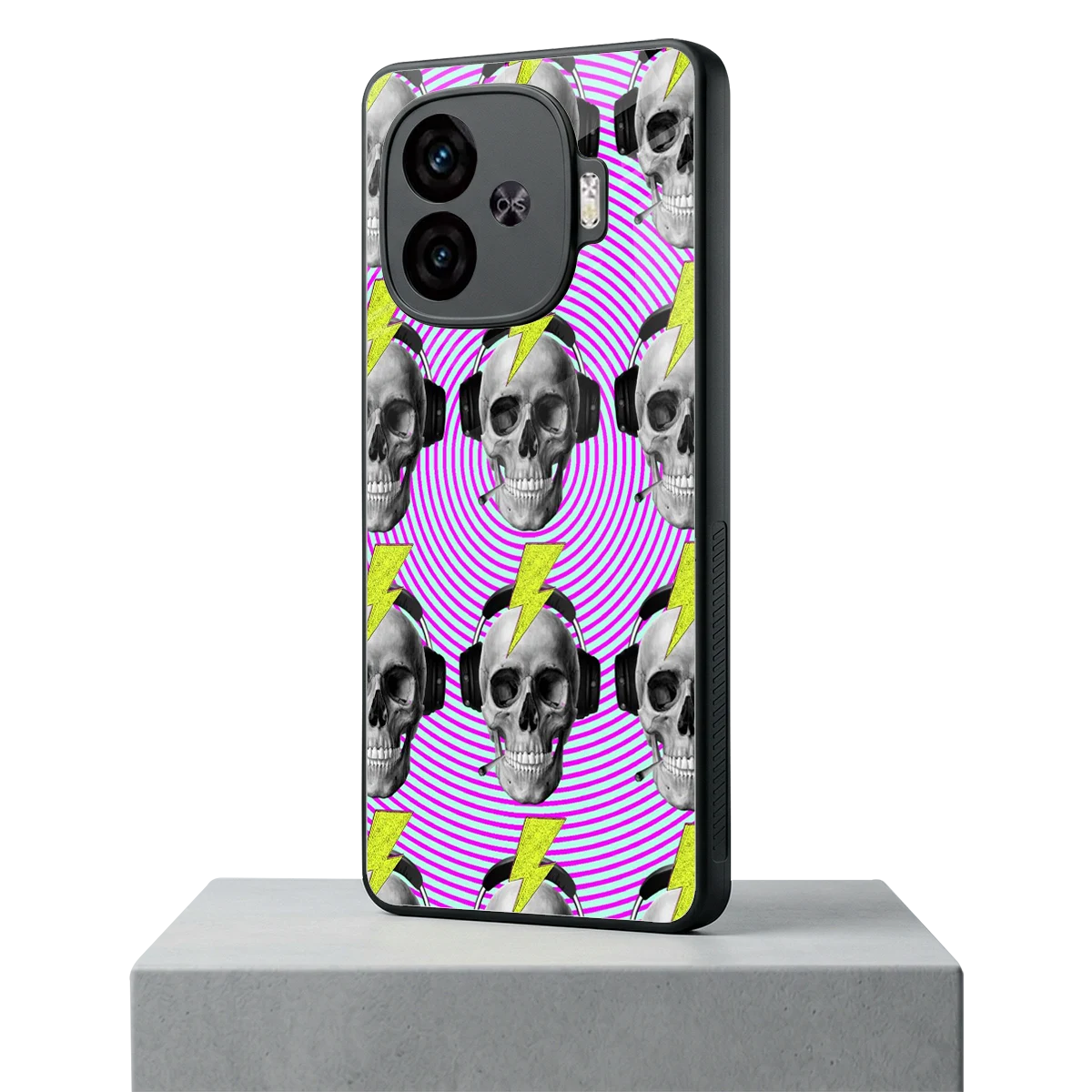 Skull Trip iqoo neo 10r 5g mobile cover | shockproof glass phone case