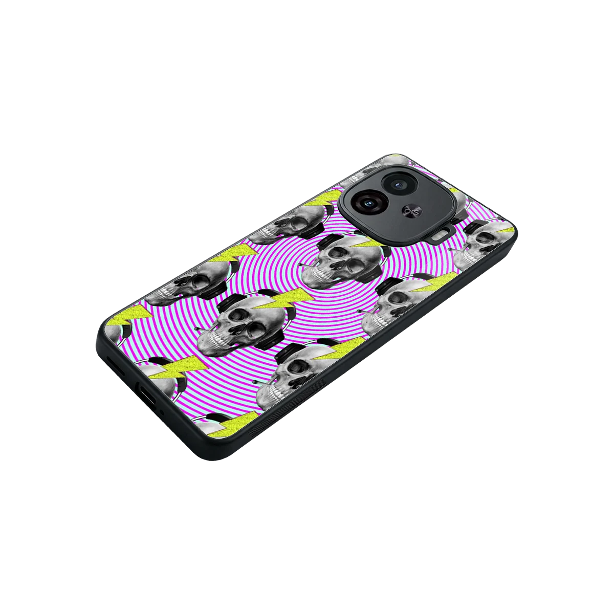 Skull Trip stylish phone case for iqoo neo 10r 5g | glossy glass and slim fit