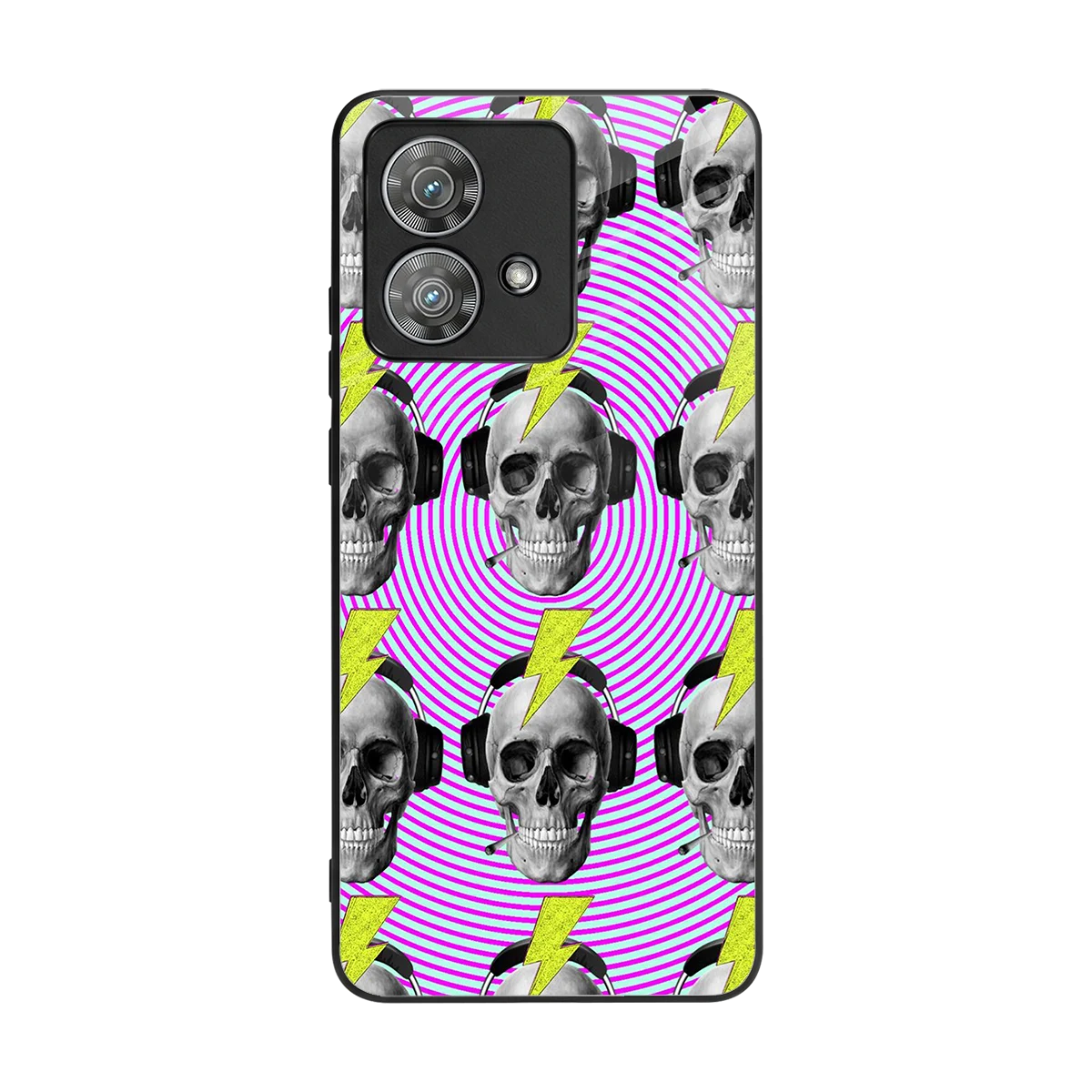 Skull Trip back phone cover | glass case for motorola edge 40 neo 5g