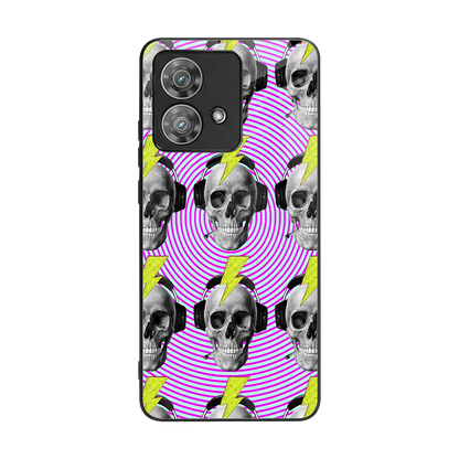 Skull Trip back phone cover | glass case for motorola edge 40 neo 5g