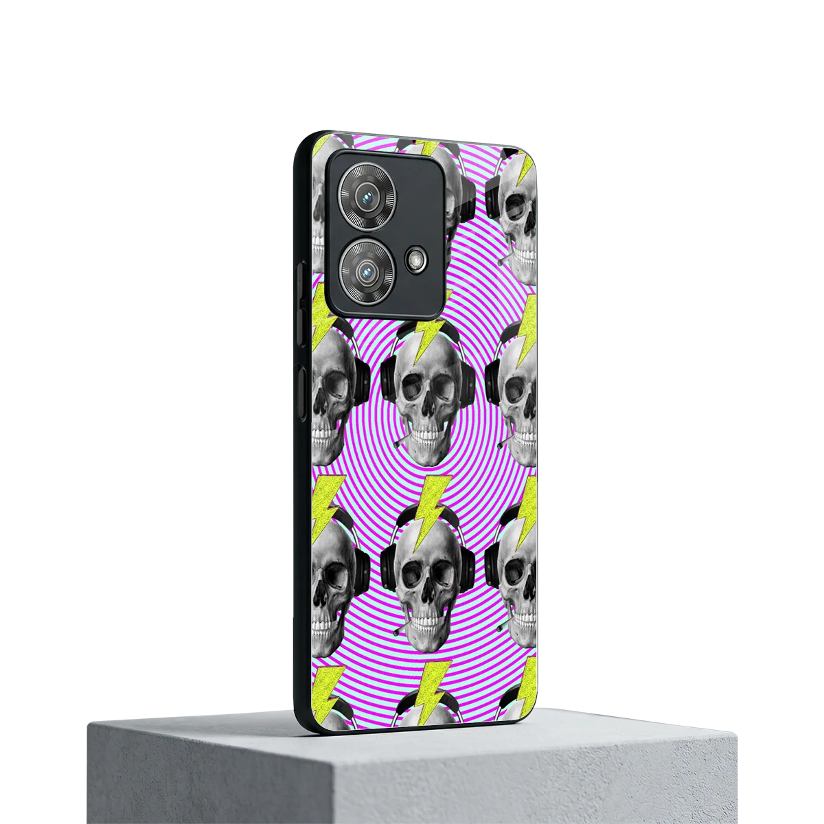 Skull Trip motorola edge 40 neo 5g mobile cover | shockproof glass phone case