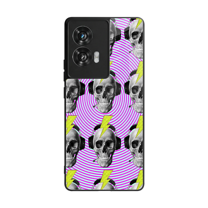 Skull Trip back phone cover | glass case for motorola edge 50 fusion