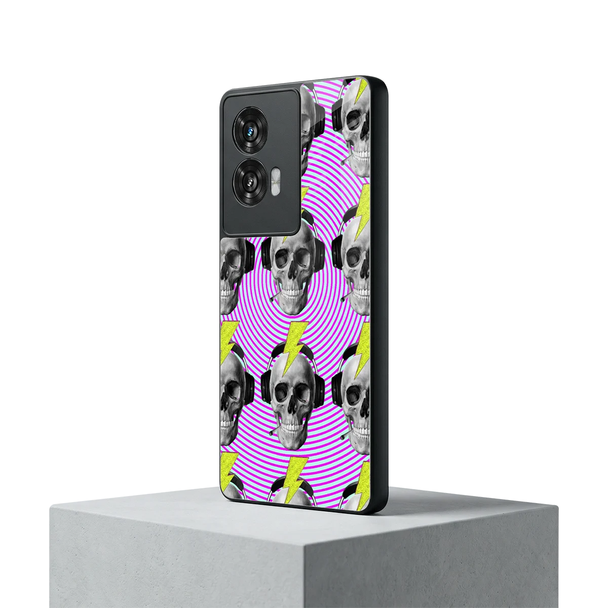 Skull Trip motorola edge 50 fusion mobile cover | shockproof glass phone case