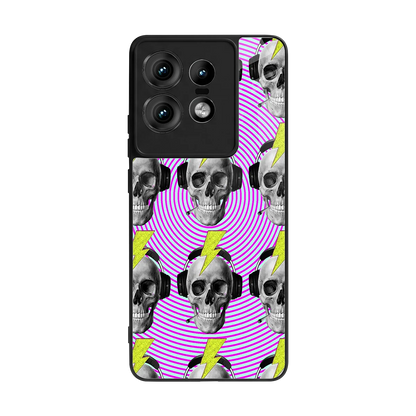 Skull Trip back phone cover | glass case for motorola edge 50 pro