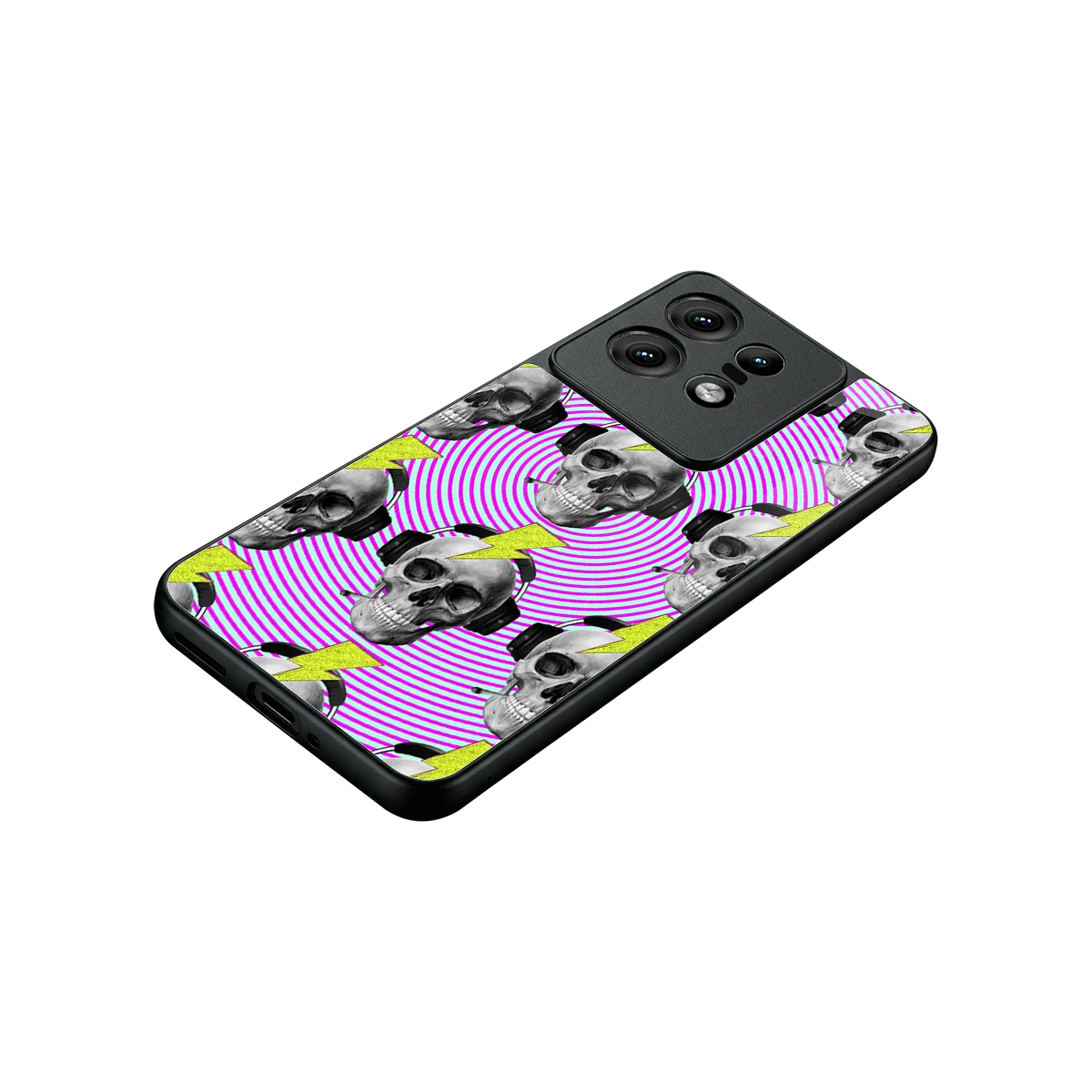 Skull Trip stylish phone case for motorola edge 50 pro | glossy glass and slim fit