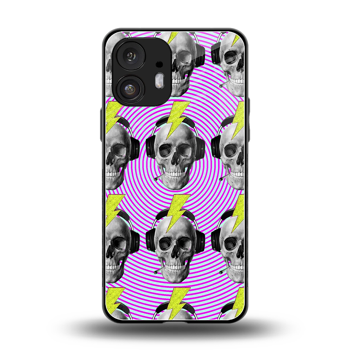 Skull Trip back phone cover | glass case for nothing phone 2