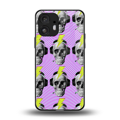 Skull Trip back phone cover | glass case for nothing phone 2