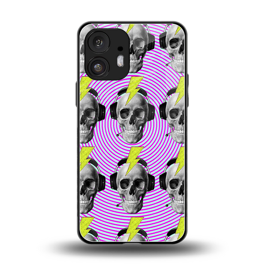 Skull Trip back phone cover | glass case for nothing phone 2