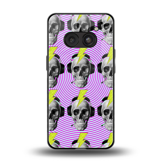 Skull Trip back phone cover | glass case for nothing phone 2a