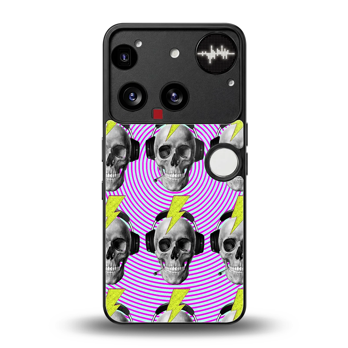 Skull Trip back phone cover | glass case for nothing phone 3