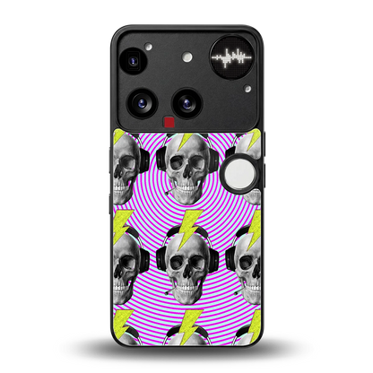 Skull Trip back phone cover | glass case for nothing phone 3