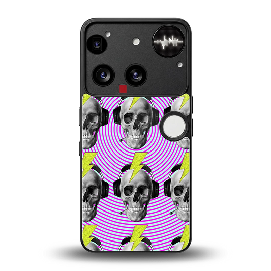 Skull Trip back phone cover | glass case for nothing phone 3